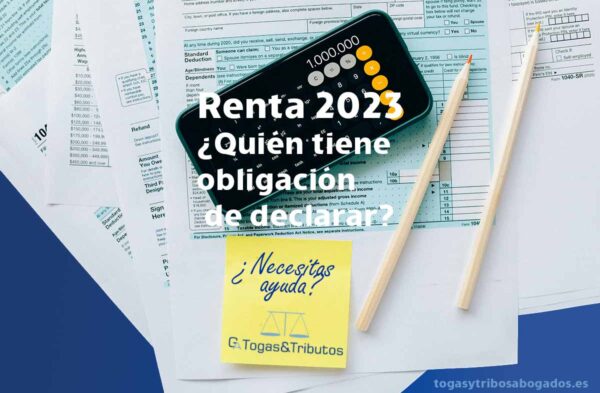 renta 2023 quien tiene obligacion de declarar autonomos
