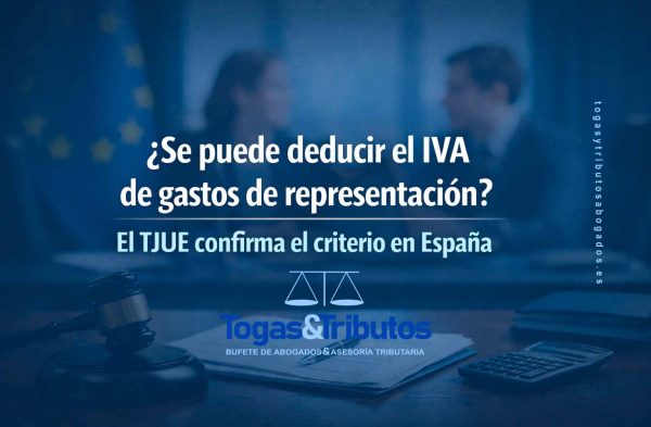deducción del IVA en gastos de representacion empresas